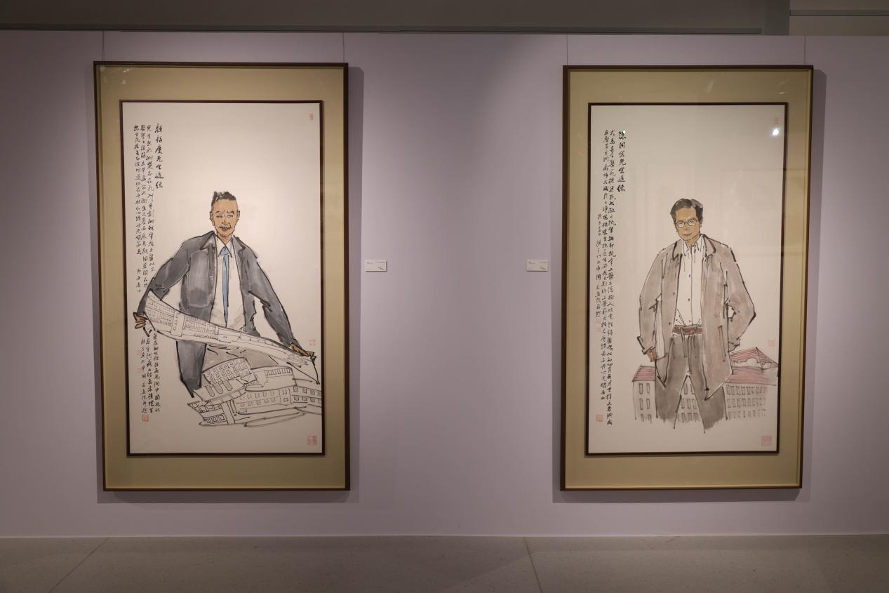 “旦复旦兮・正谊明道・逍遥山水”顾平中国画作品展复旦上医站开幕!