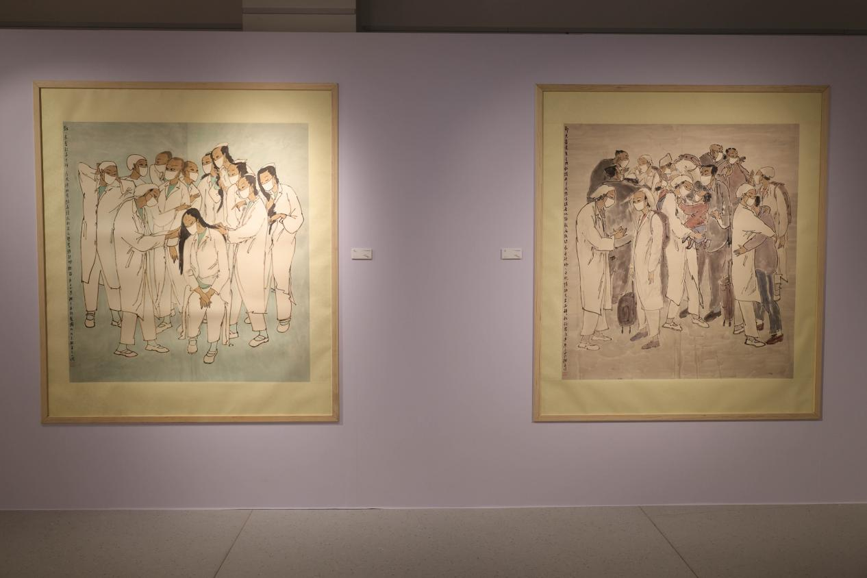 “旦复旦兮・正谊明道・逍遥山水”顾平中国画作品展复旦上医站开幕!